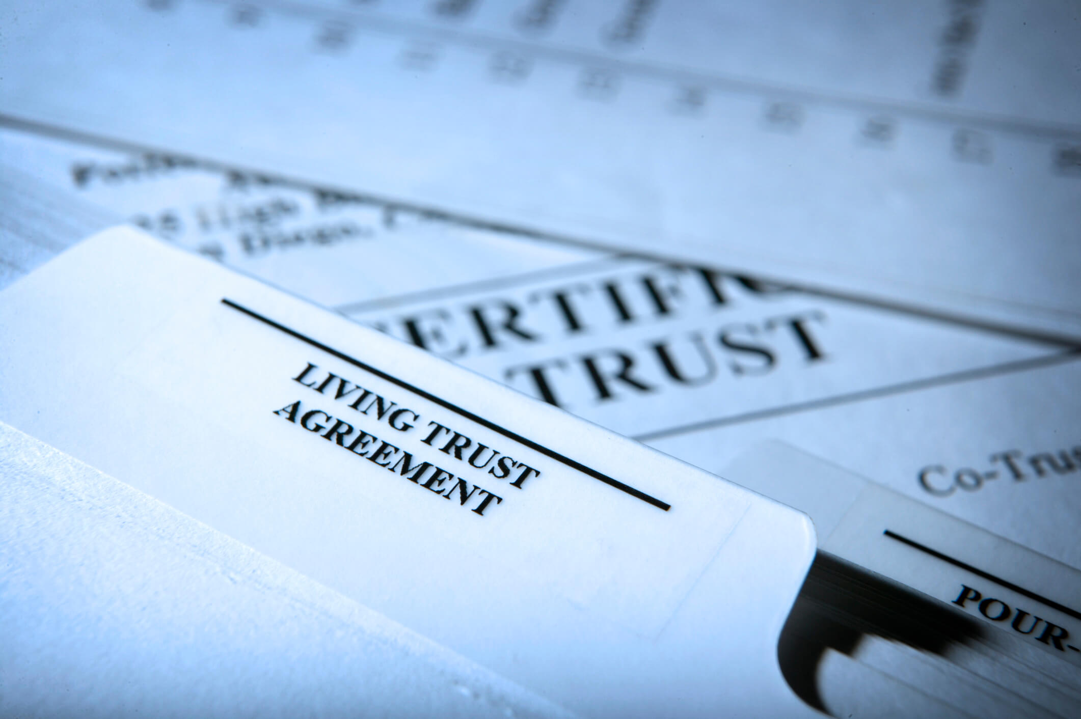 'Living Test Agreement' note Image